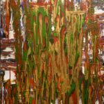 Blood of the earth, oil/ acrylic on canvas, 100 x 80 cm