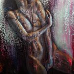 Passion, oil/ acrylic on canvas, 100 x 70 cm